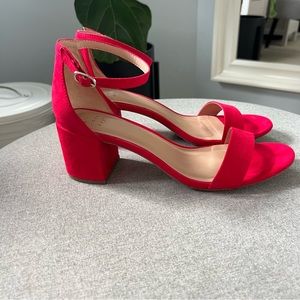 Red Heels with strap